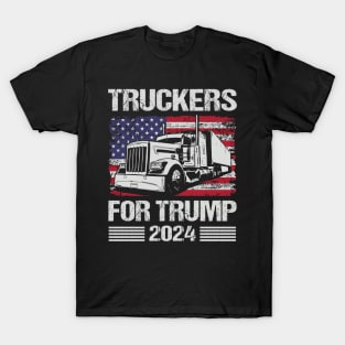 Truckers For Trump 2024 T-Shirt